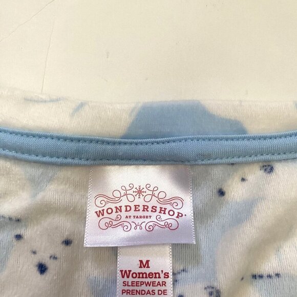Target Polar Bear Soft Holiday Matching Family Pajama Set Wondershop™ Blue Med - Picture 10 of 11